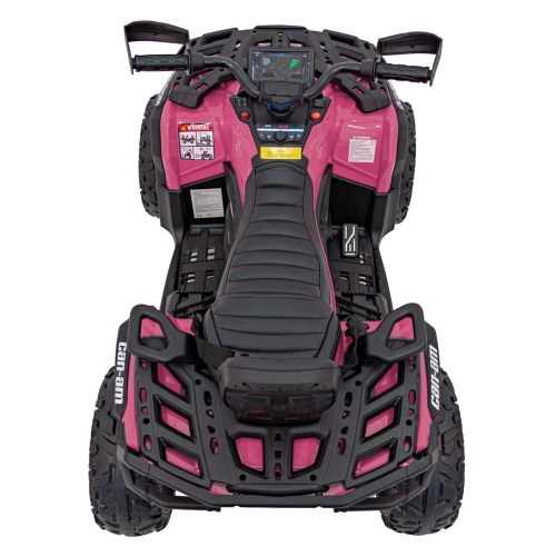 Quad na akumulator dla dzieci Can Am Outlander ATV z pilotem Różowy DK-CA005.2.4GHZ